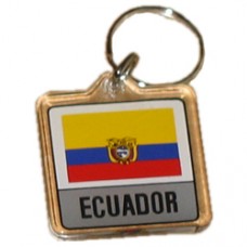 Ecuador Square key ring