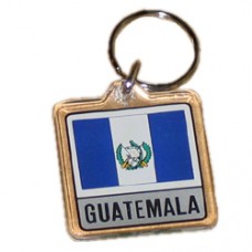 Guatemala Square key ring