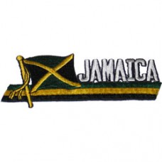 Jamaica Small Iron On Sidekick Patch