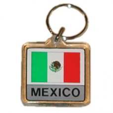 Mexico Square key ring