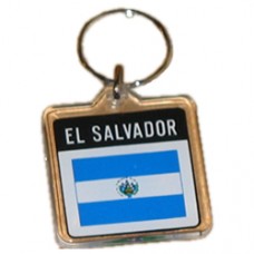 El Salvador Square key ring