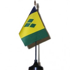 St. Vincent and the Grenadines 4 X 6 inch desk flag