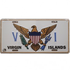 U. S. Virgin Islands License Plate