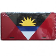 Antigua and Barbuda flag license plate