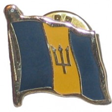 Barbados flag Lapel Pin