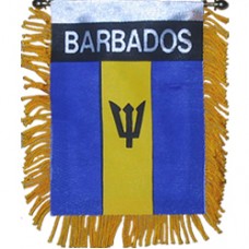 Barbados flag Mini Banner