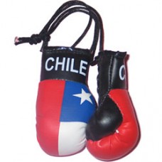 Chile Flag Mini Boxing Gloves
