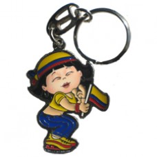 Colombia Large Girl key ring